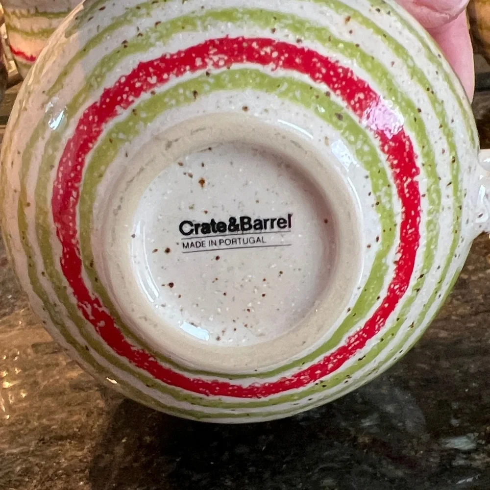Crate and Barrel Fa La La Mug